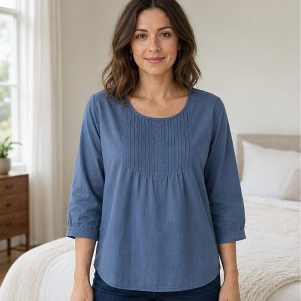 Olive Lace Trim Top